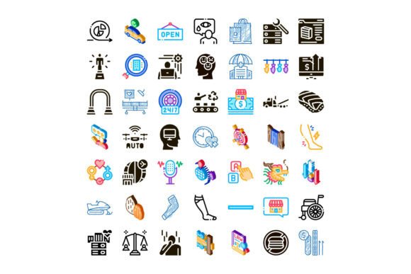 Diverse Collection of Business Healthcare Icons: A Practical Guide for Designers and Communicators