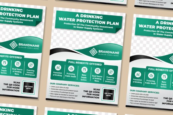 Drinking Water Vertical Flyer: A Practical Design Asset for Public Health Campaigns