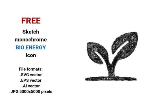 FREE Sketch Bio Energy Icon