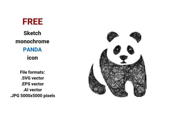FREE Sketch Panda Icon: A Strategic Design Asset for Purpose-Driven Projects