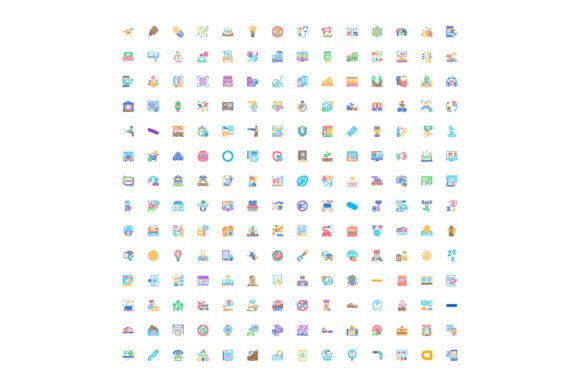 Large Set Flat Line Colorful Concept Ico: A Practical Guide for Designers and Communicators