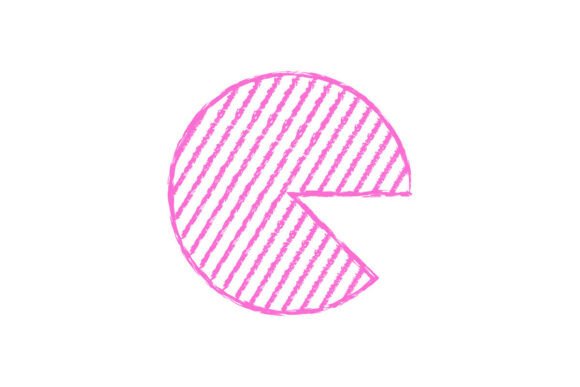 Pink Hand-Drawn Striped Circle: A Versatile Foundation for Human-Centered Data Storytelling