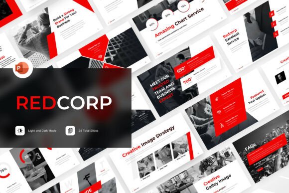 Redcorp Business PowerPoint Template: A Practical Tool for Real Work, Not Just Pretty Slides